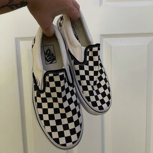 checkered vans